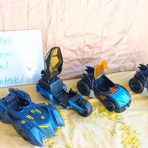 Blue and Black Kids Toy Cars Set